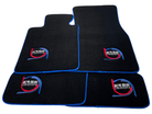 Black Floor Mats For BMW 2 Series F44 Gran Coupe ER56 Design Limited Edition Blue Trim - AutoWin