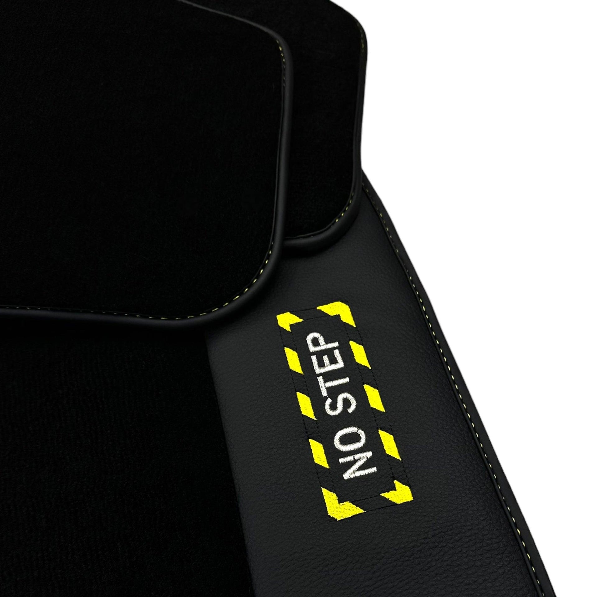 Black Floor Mats For BMW 3 Series E46 Coupe | Fighter Jet Edition - AutoWin