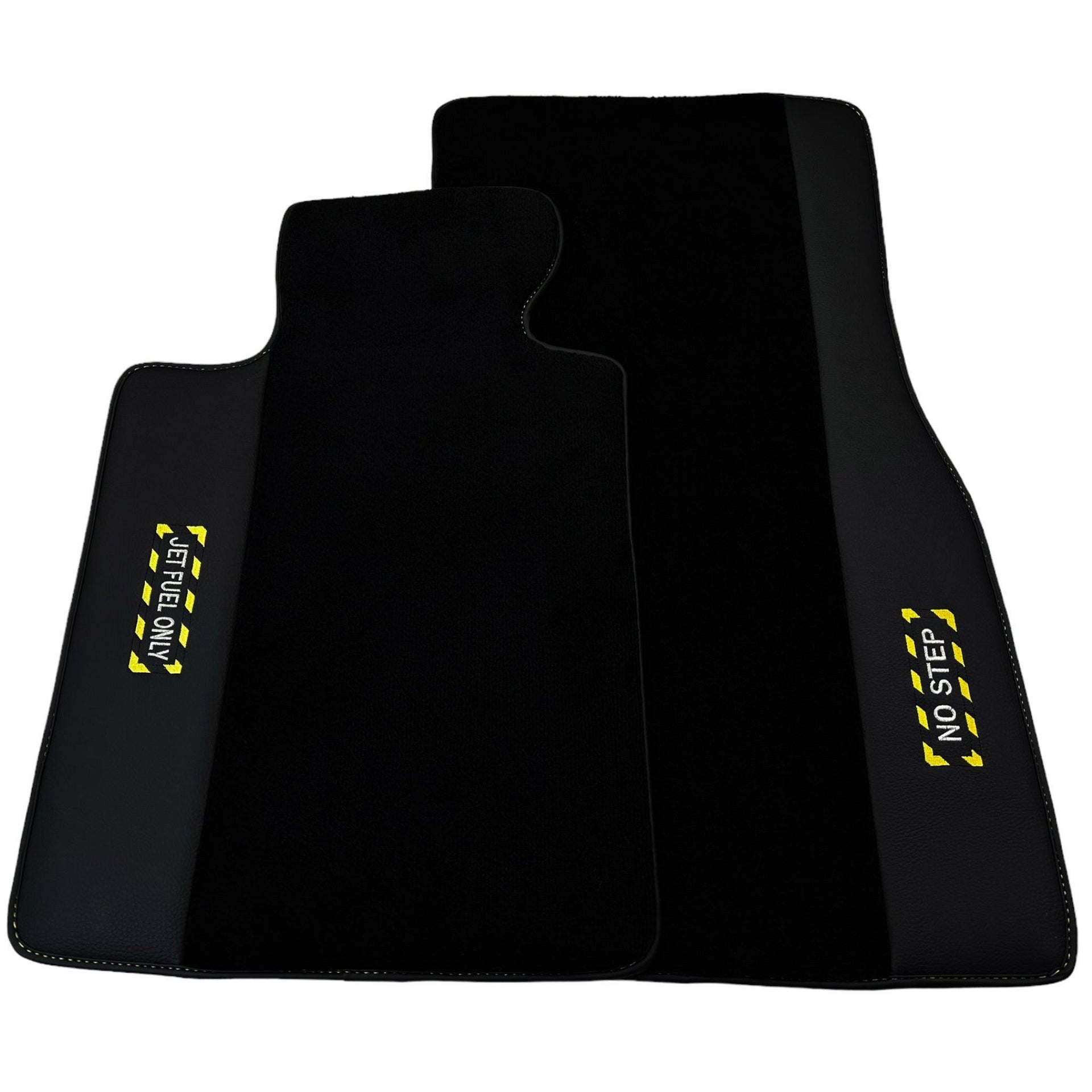 Black Floor Mats For BMW 4 Series F33 | Fighter Jet Edition - AutoWin