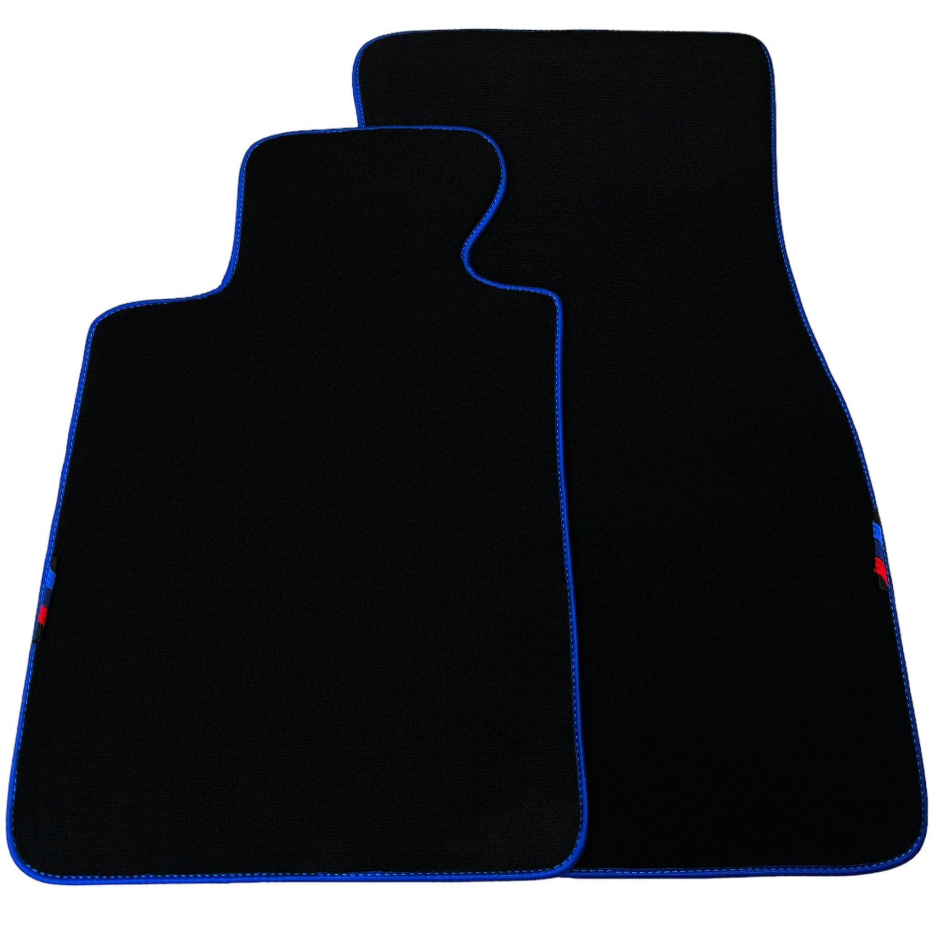 Black Floor Mats For BMW X3 Series F25 | Blue Trim - AutoWin