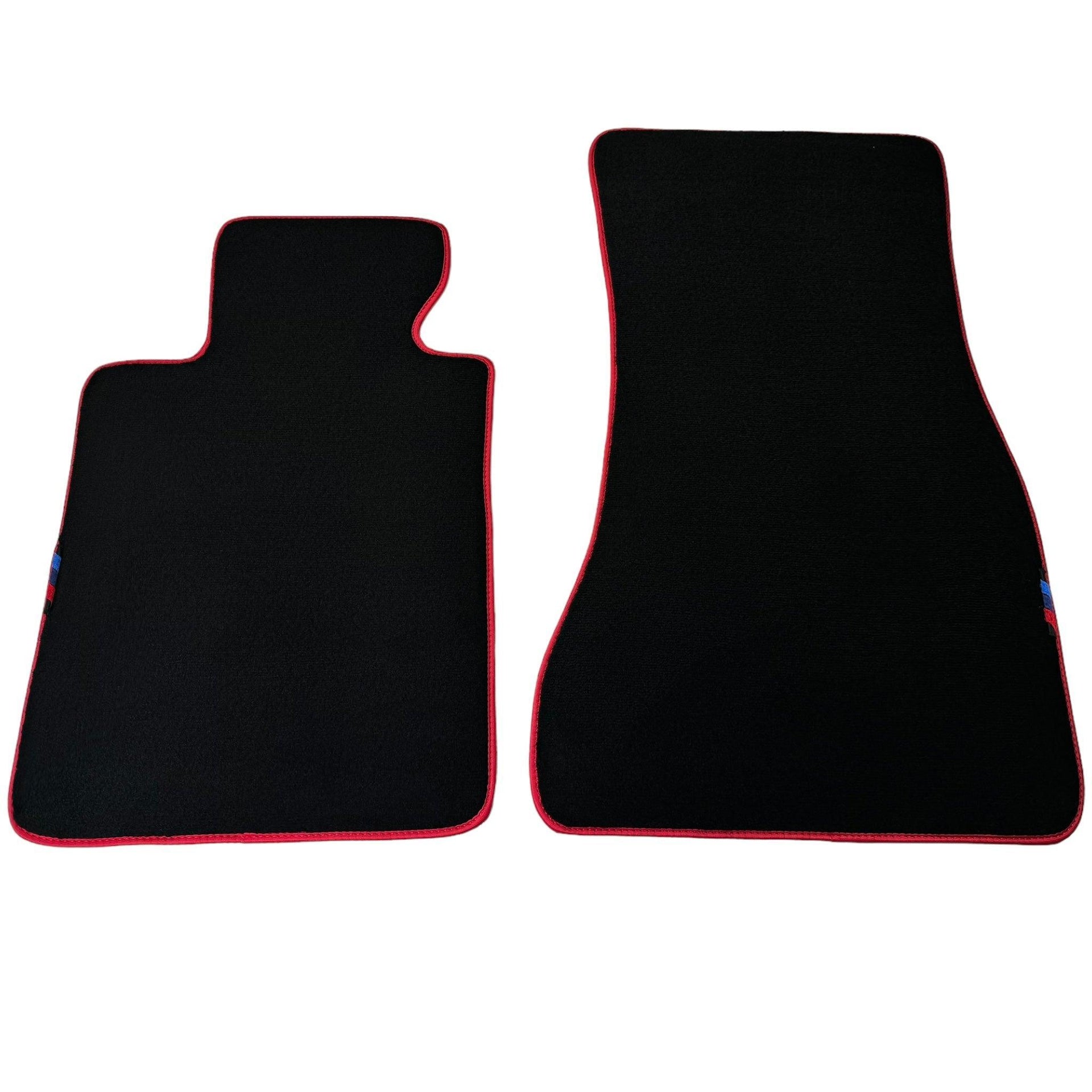Black Floor Mats For BMW X4M Series F98 | Red Trim - AutoWin