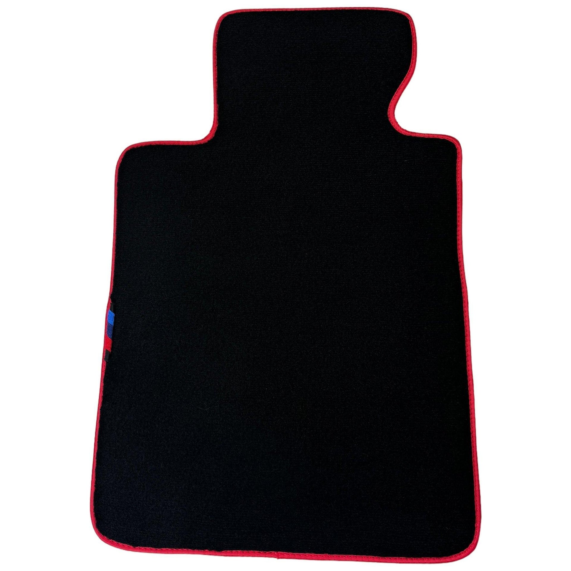 Black Floor Mats For BMW X5 Series E53 | Red Trim - AutoWin
