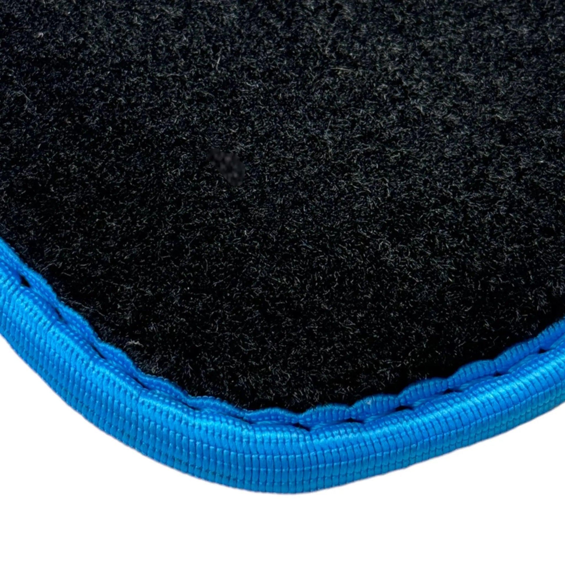 Black Floor Mats For BMW X5 Series E53 | Sky Blue Trim - AutoWin