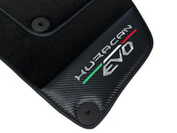 Huracan EVO (2014-2023): Black Mats with Carbon Fiber Borders