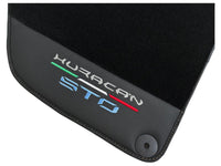 Black Leather Floor Mats for Lamborghini Huracan STO - USA | FedEx Express