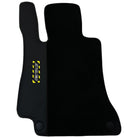 Black Floor Mats For Mercedes Benz C-Class C204 Coupe (2011-2015) | Fighter Jet Edition - AutoWin