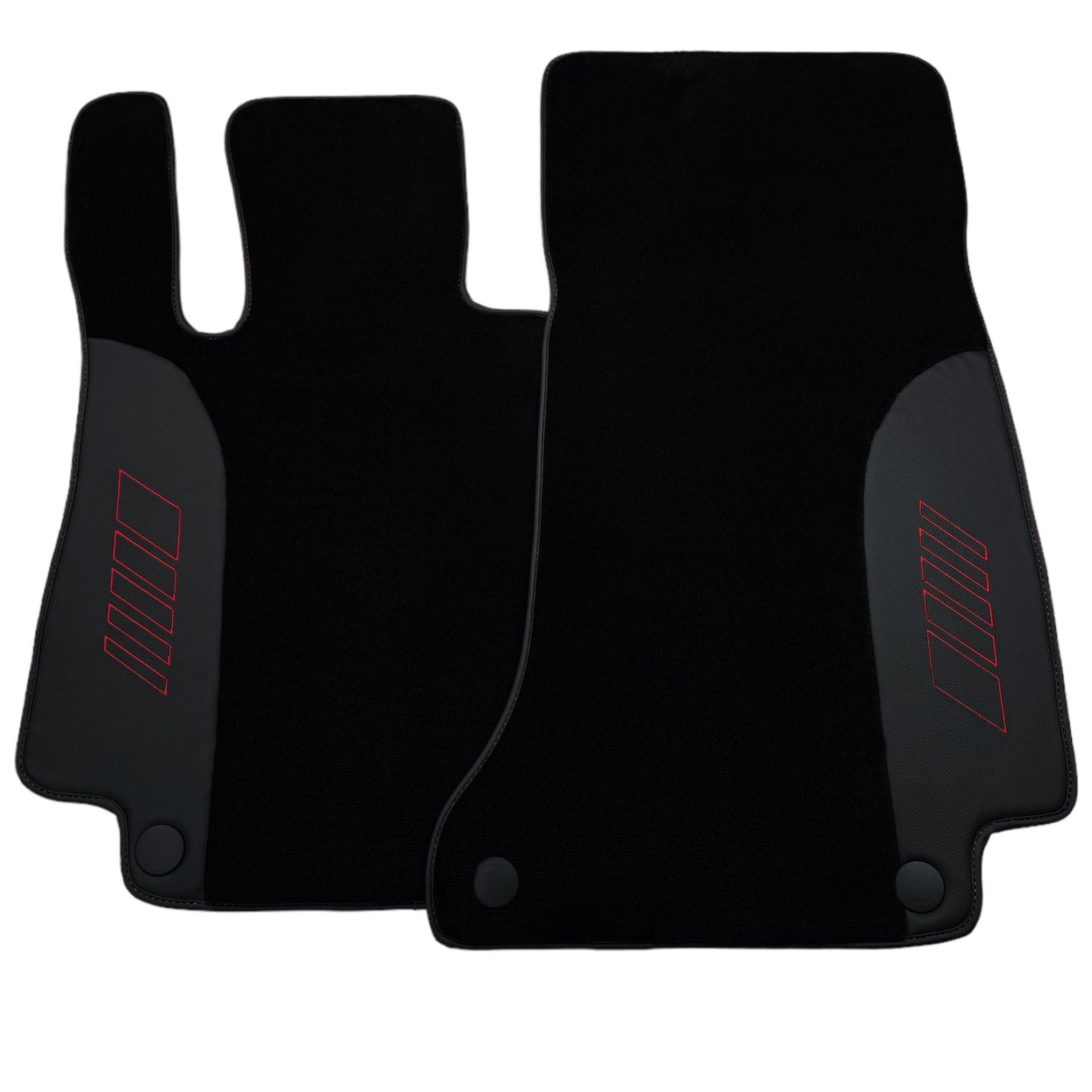 Black Floor Mats For Mercedes Benz C-Class S206 Wagon (2021-2023) Hybrid | AutoWin Edition - AutoWin