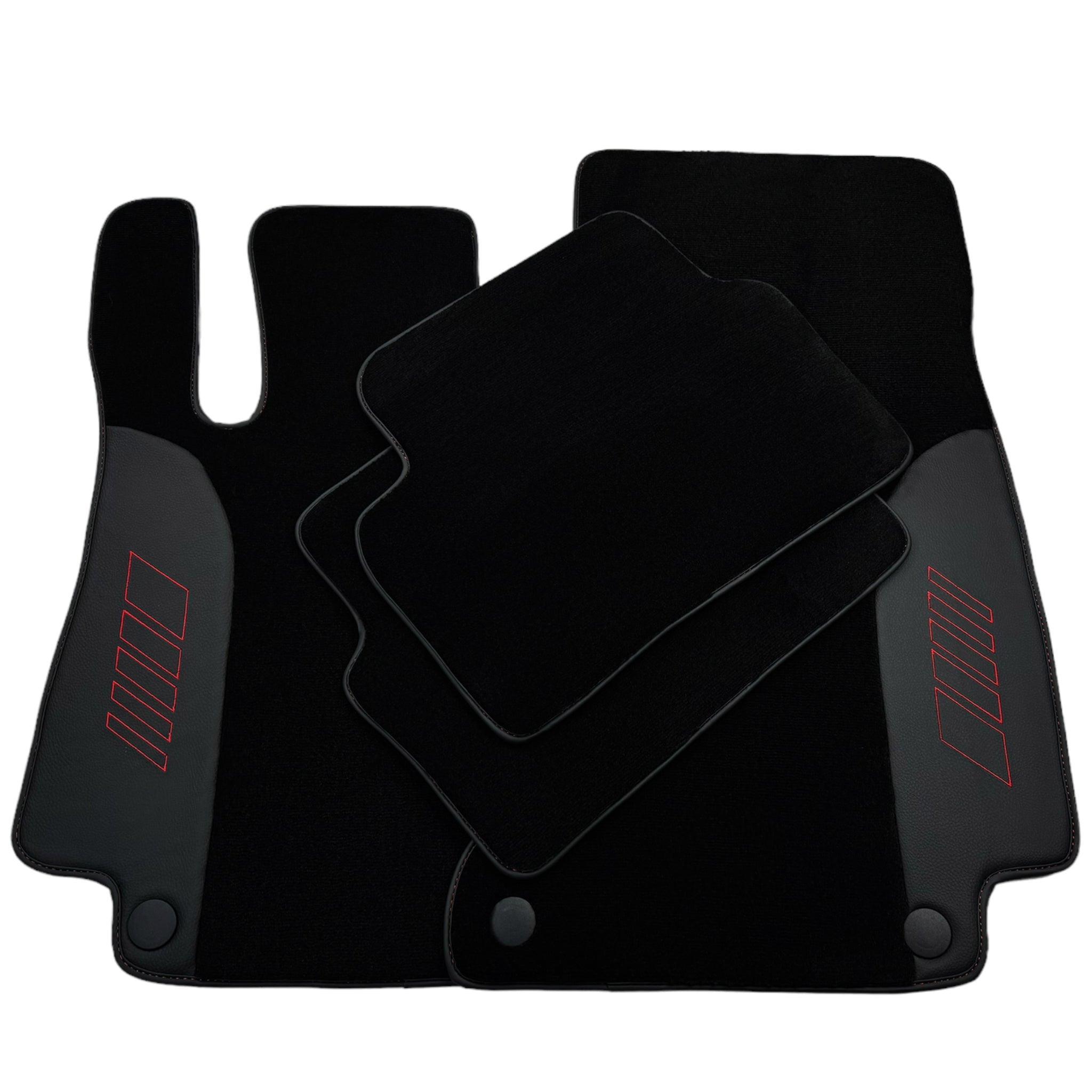 Black Floor Mats For Mercedes Benz C-Class S206 Wagon (2021-2023) | AutoWin Edition - AutoWin