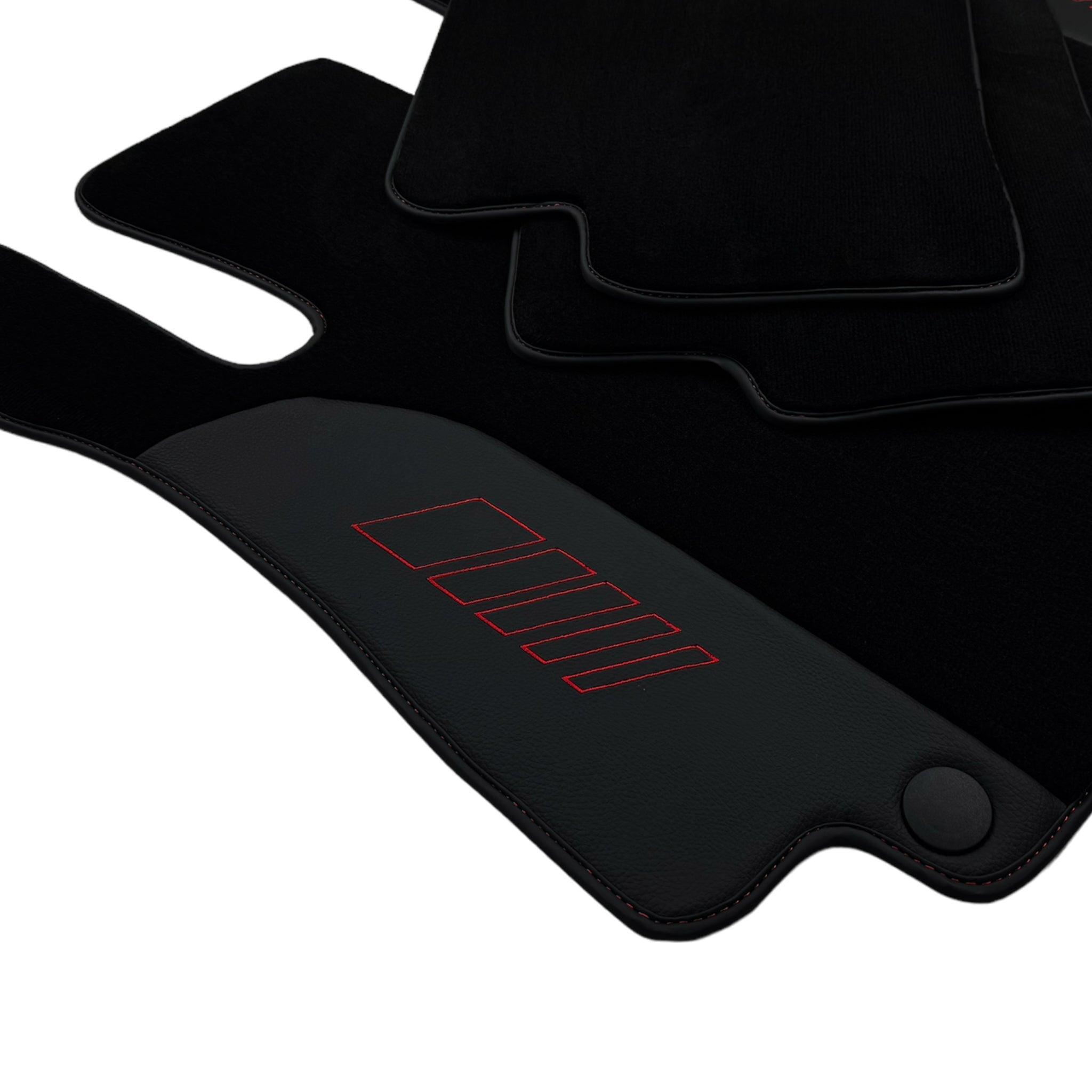 Black Floor Mats For Mercedes Benz C-Class S206 Wagon (2021-2023) | AutoWin Edition - AutoWin