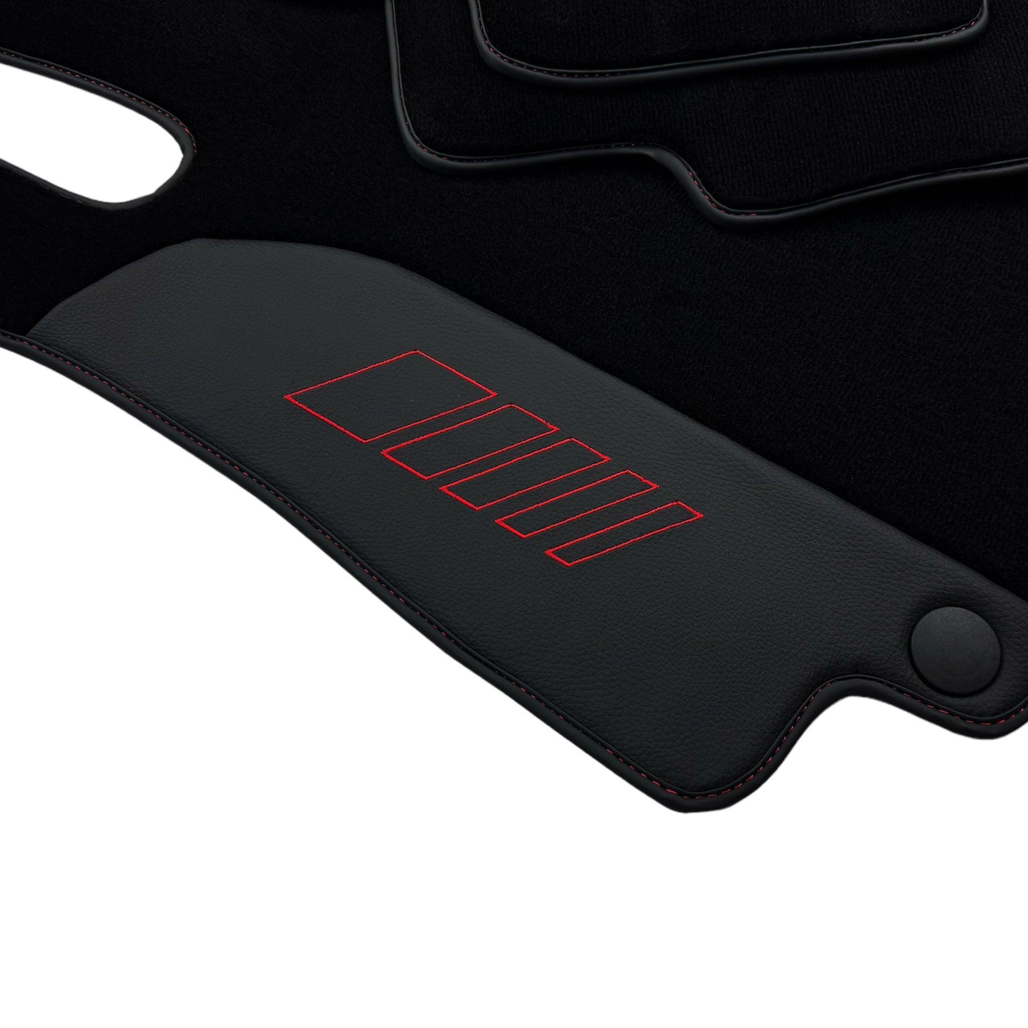 Black Floor Mats For Mercedes Benz C-Class S206 Wagon (2021-2023) | AutoWin Edition - AutoWin