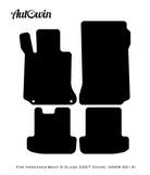 Black Floor Mats For Mercedes Benz E-Class C207 Coupe (2009-2013) | AutoWin Edition - AutoWin