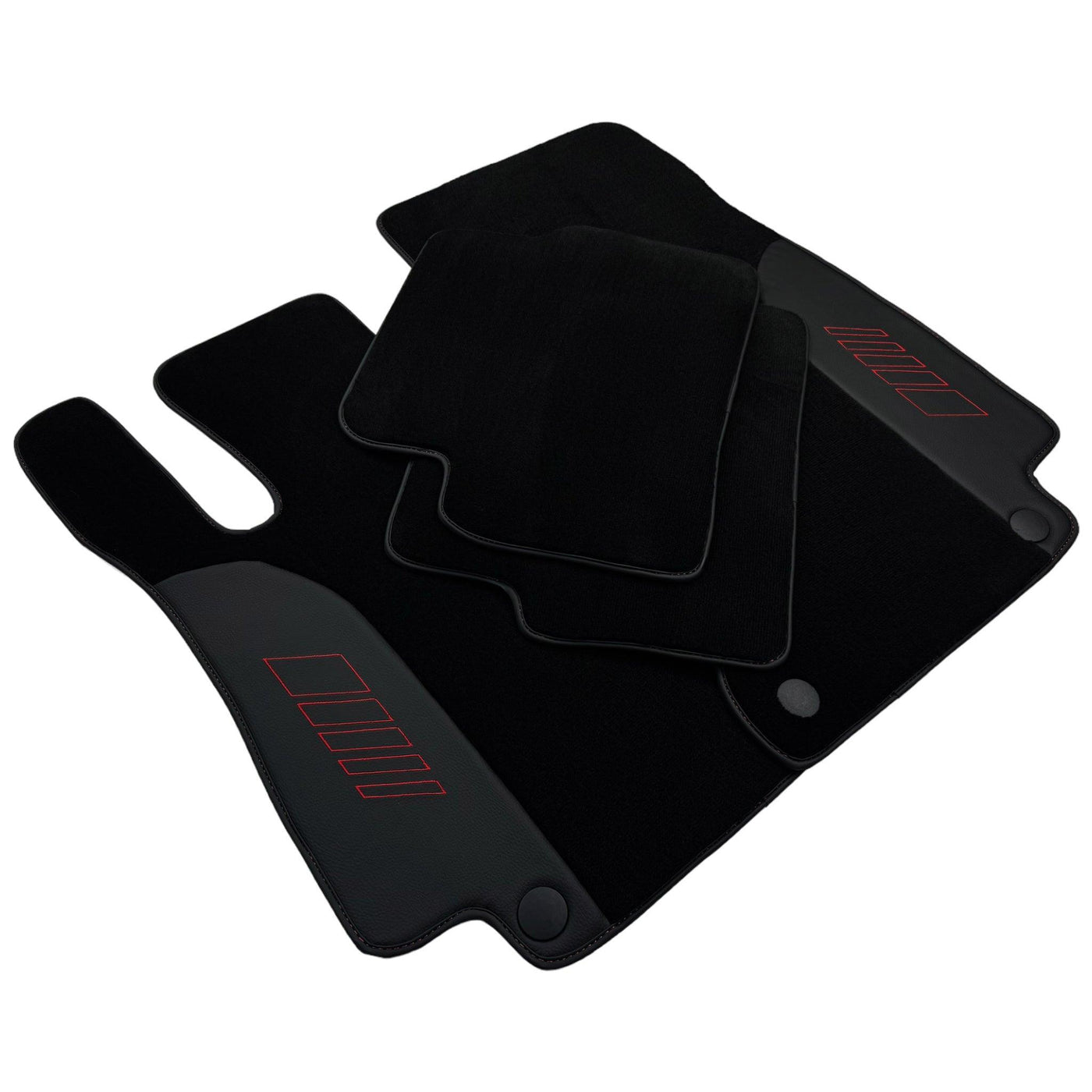 Black Floor Mats For Mercedes Benz GLC-Class X254 SUV (2023-2024) | AutoWin Edition - AutoWin