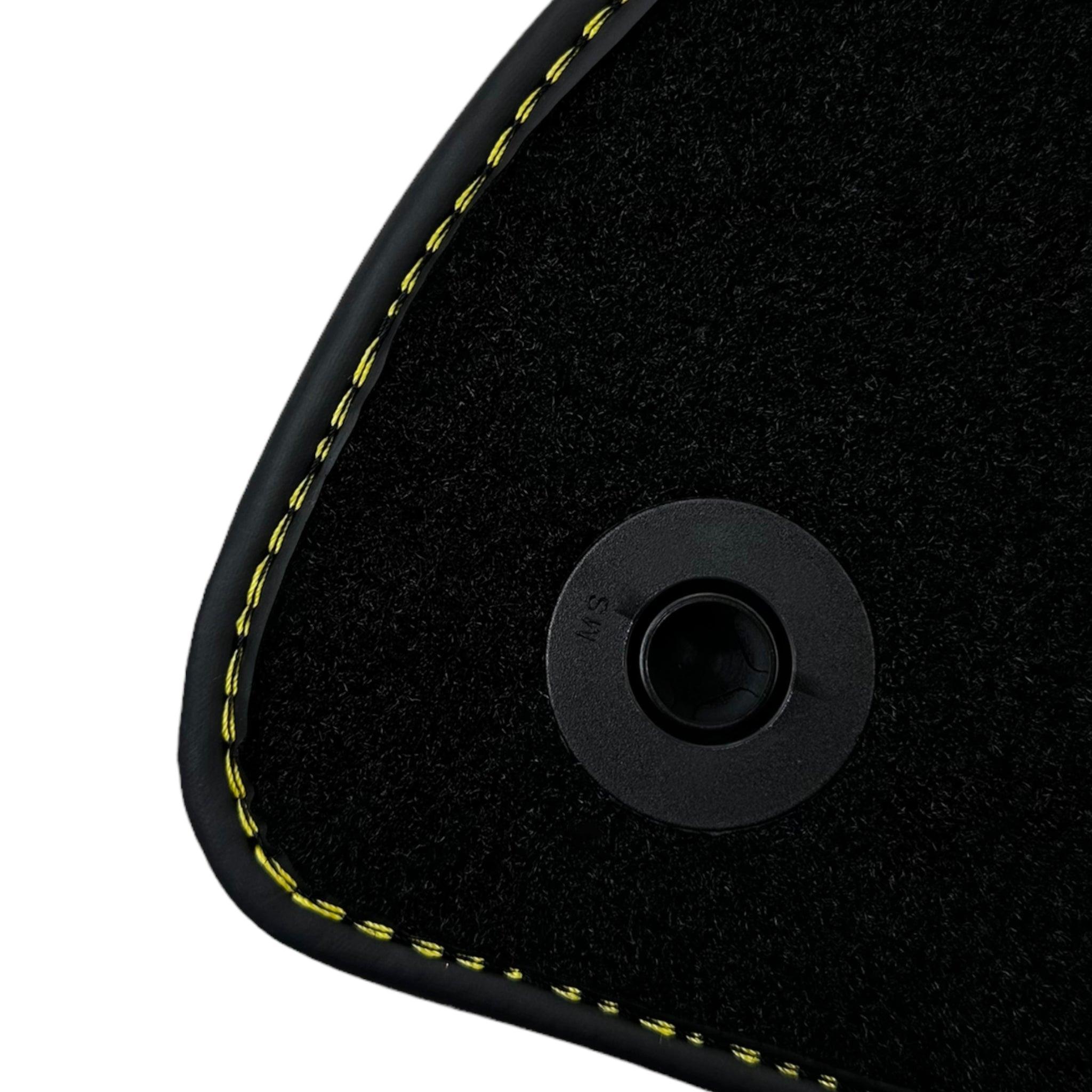 Black Floor Mats For Mercedes Benz GLC-Class X254 SUV (2023-2024) | Fighter Jet Edition - AutoWin