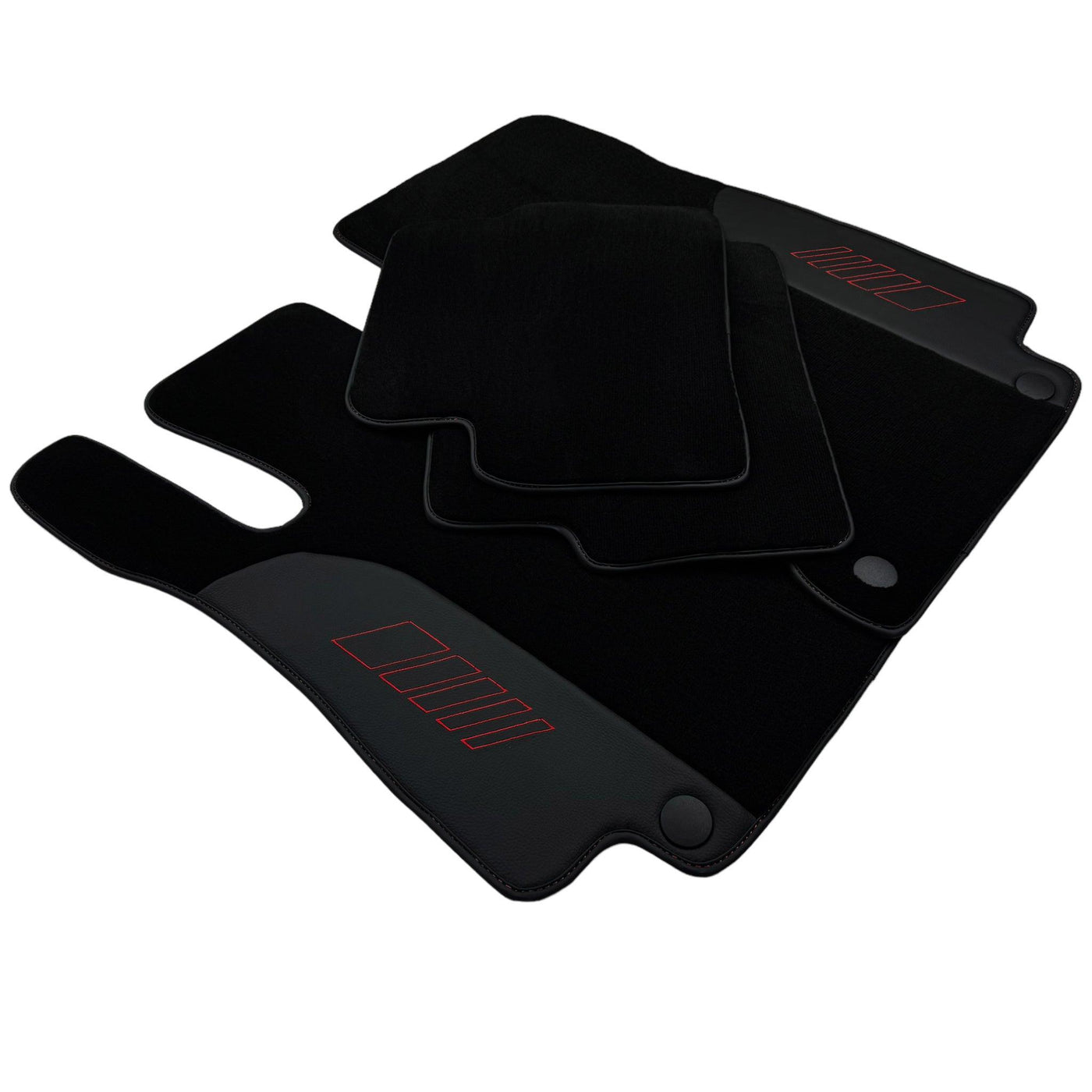 Black Floor Mats For Mercedes Benz S-Class A217 Convertible (2014-2023) | AutoWin Edition - AutoWin
