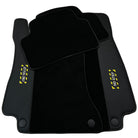 Black Floor Mats For Mercedes Benz S-Class W223 (2020-2023) Short Wheelbase | Fighter Jet Edition - AutoWin