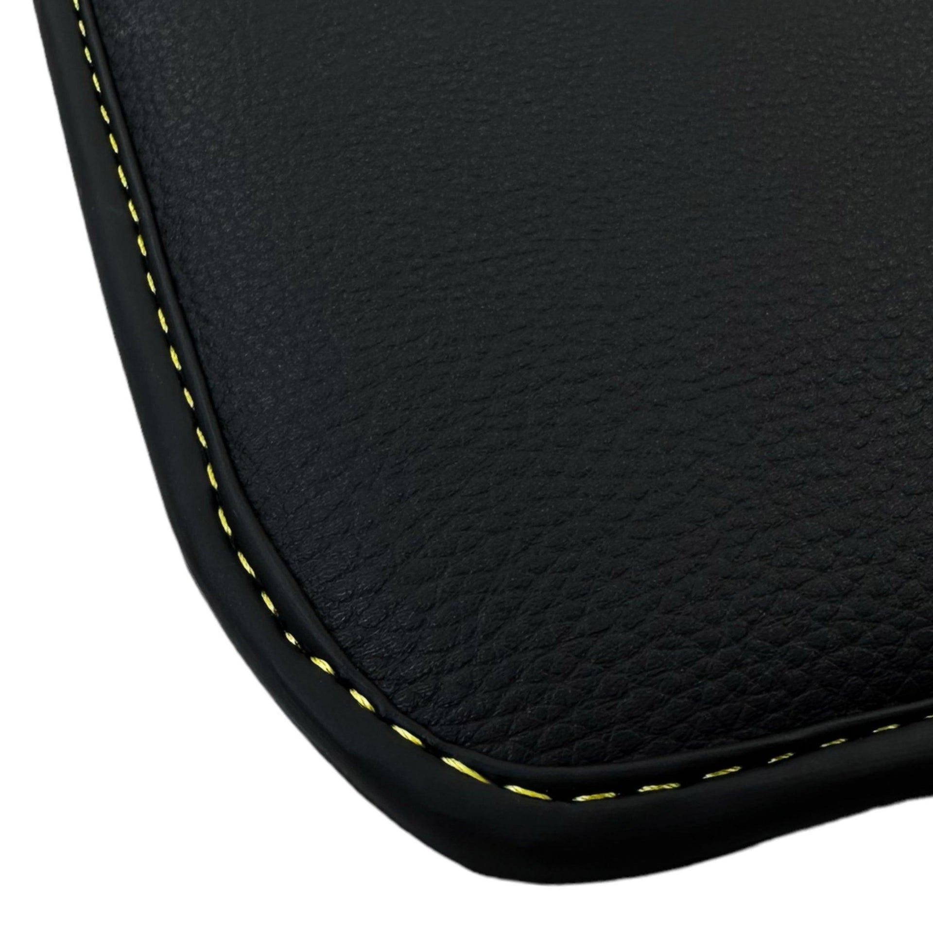 Black Floor Mats For Mercedes Benz V-Class 447 Front (2014-2019) | Fighter Jet Edition - AutoWin