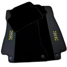 Black Floor Mats For Mercedes Benz X-Class W470 (2017-2023) | Fighter Jet Edition - AutoWin