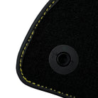 Black Floor Mats For Mercedes Benz X-Class W470 (2017-2023) | Fighter Jet Edition - AutoWin