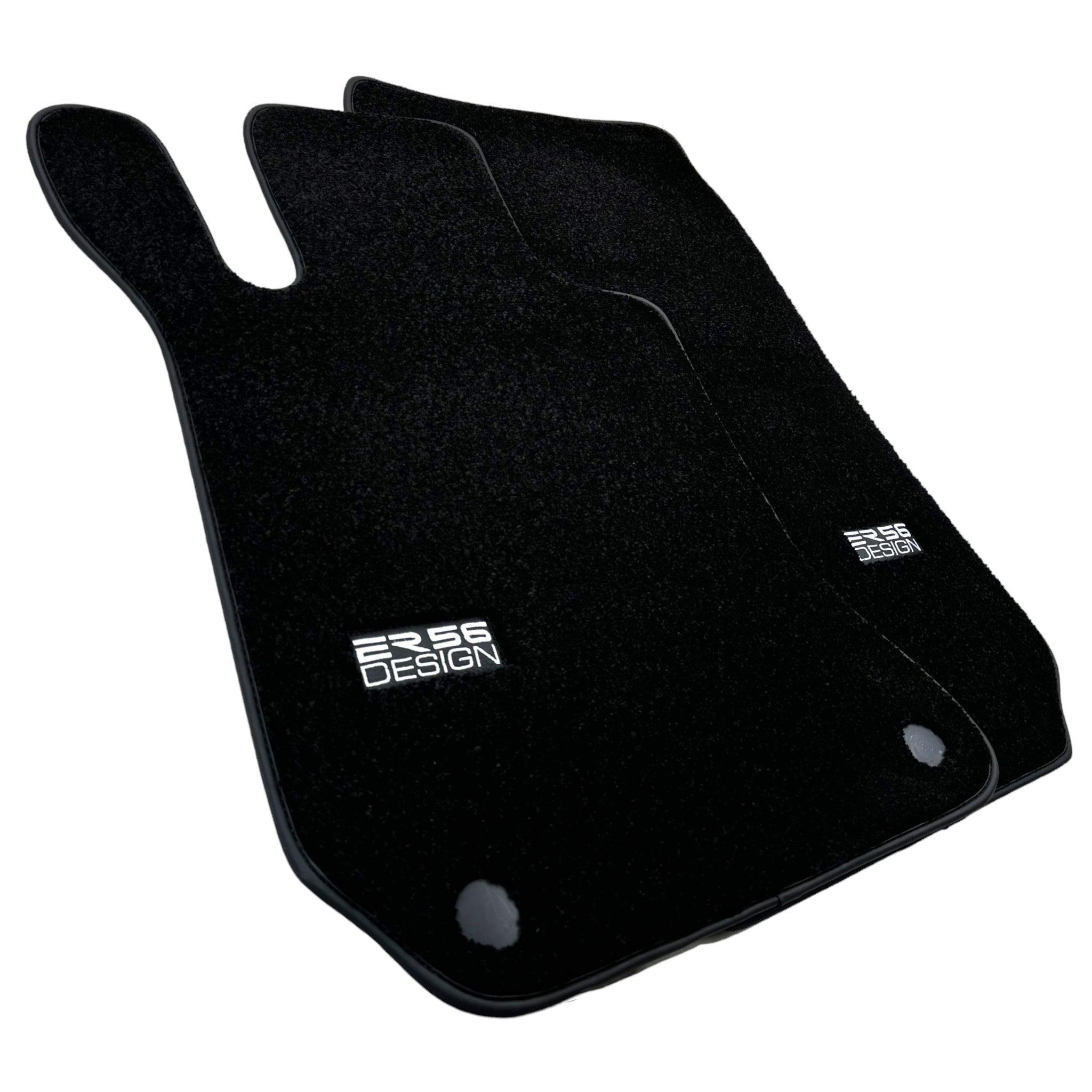 Black Luxury Floor Mats For Mercedes Benz C-Class S205 Wagon (2014-2018) | ER56 Design - AutoWin