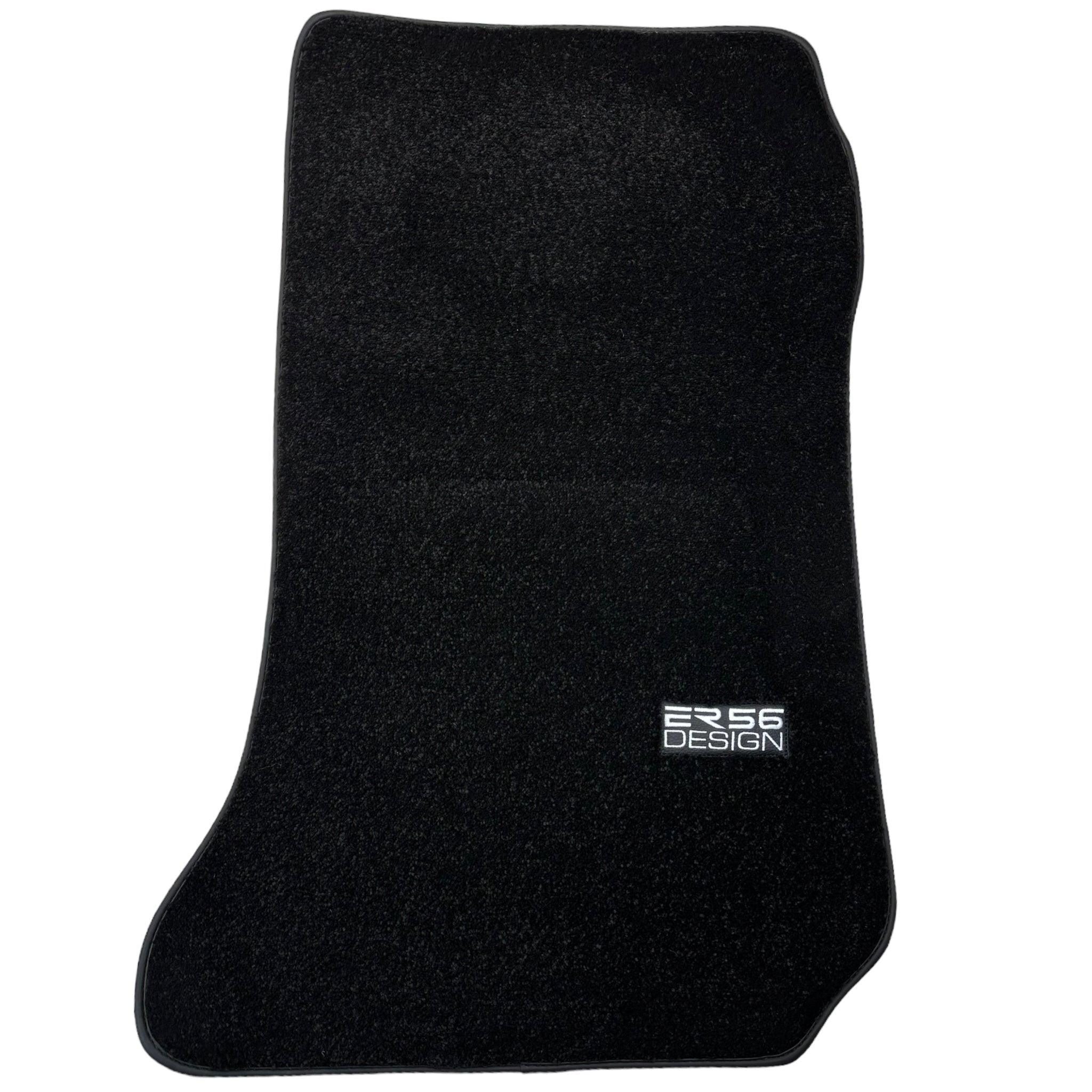 Black Luxury Floor Mats For Mercedes Benz C-Class S205 Wagon Facelift (2018-2023) Hybrid | ER56 Design - AutoWin