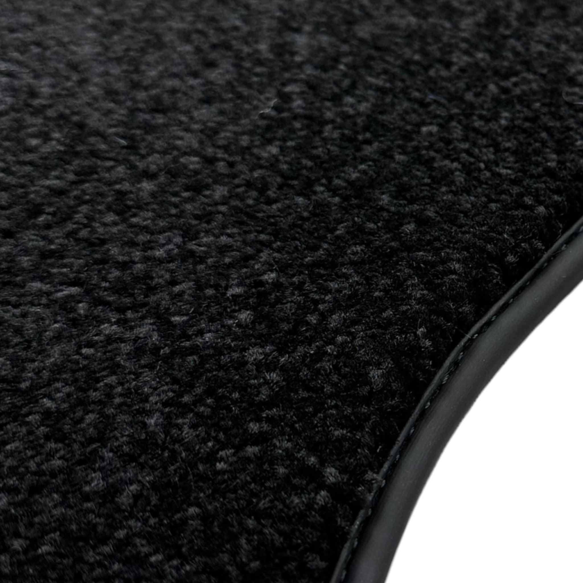 Black Luxury Floor Mats For Mercedes Benz E-Class A207 Convertible Facelift (2013-2017) | ER56 Design - AutoWin