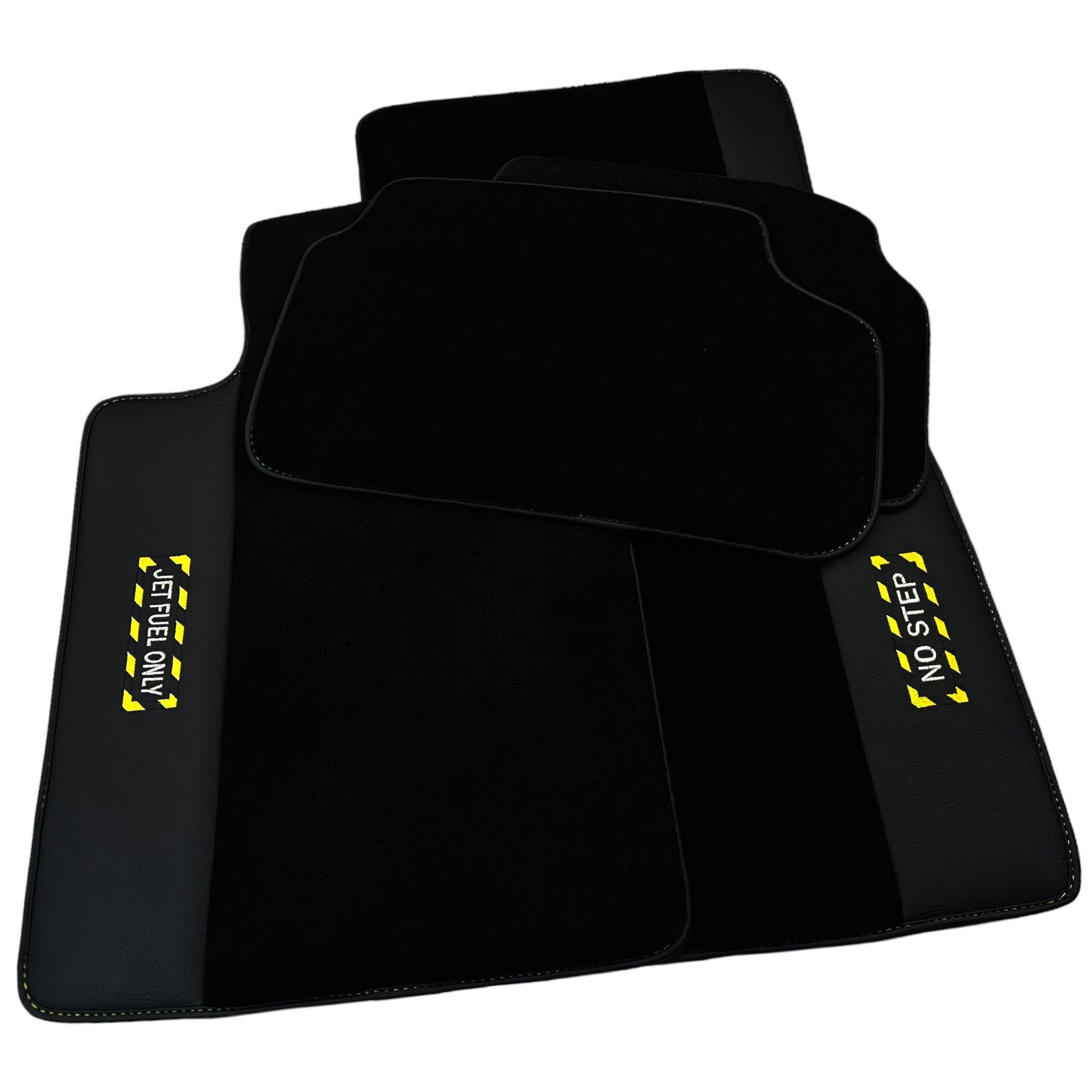 Black Mats For BMW 7 Series E38 | Fighter Jet Edition - AutoWin