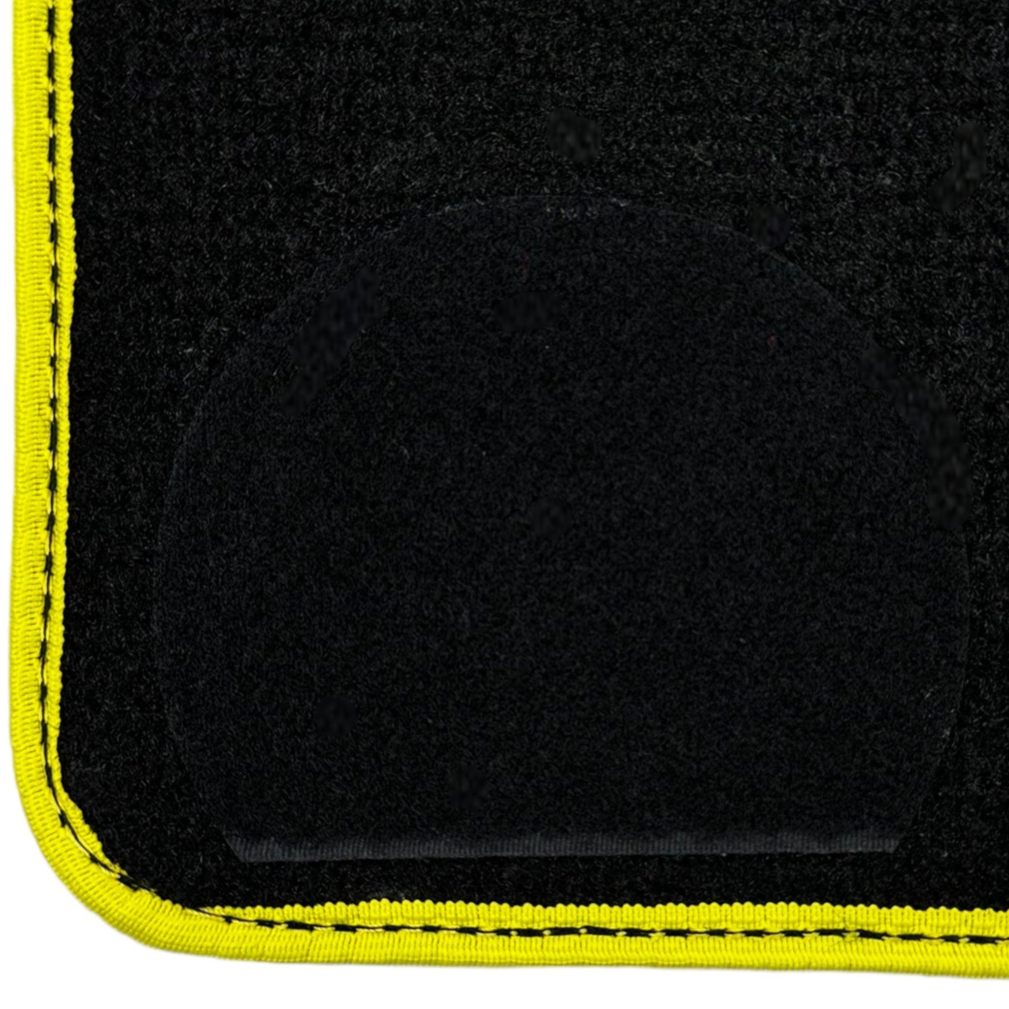 Black Mats For BMW M5 E28 | Yellow Trim - AutoWin