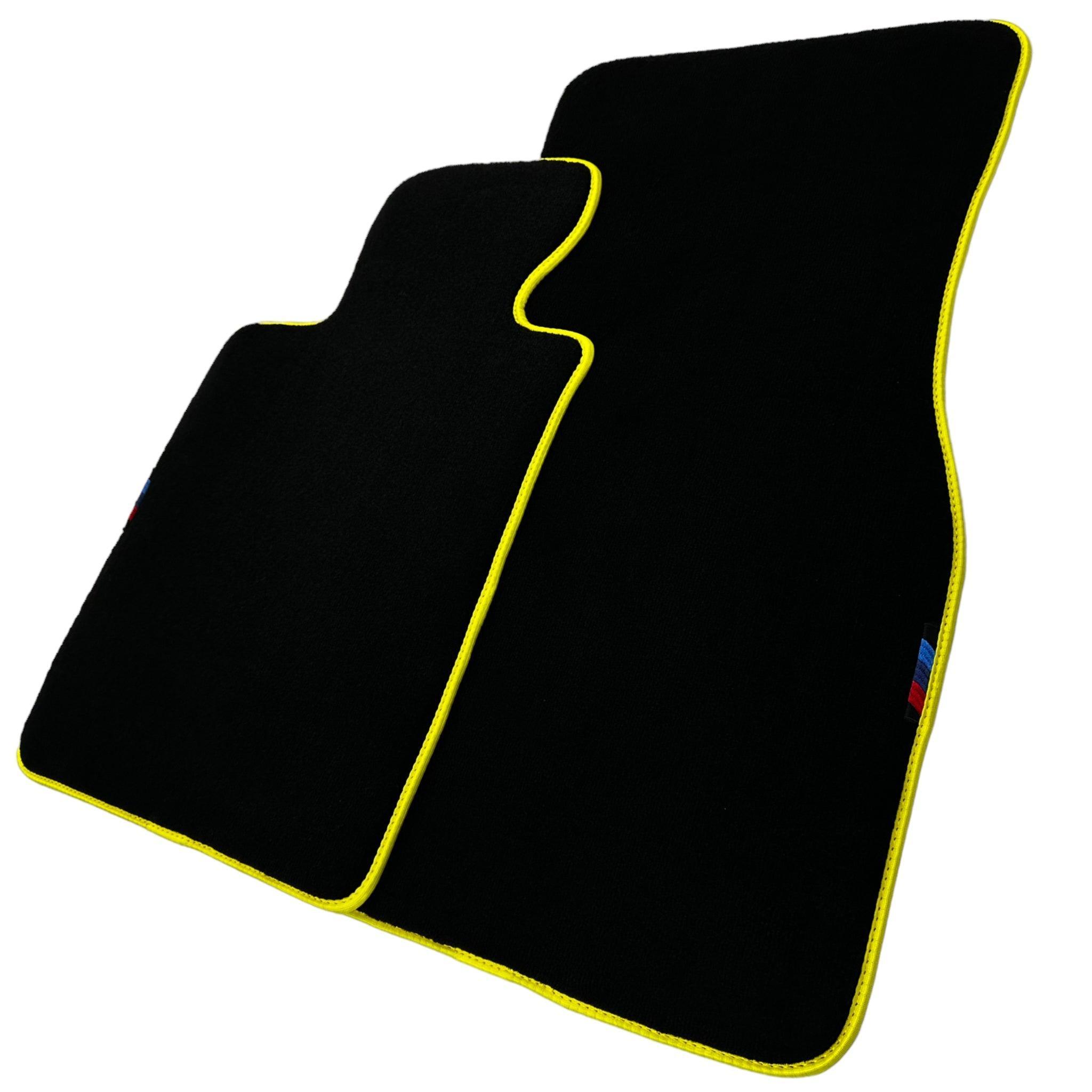 Black Mats For BMW M5 E28 | Yellow Trim - AutoWin