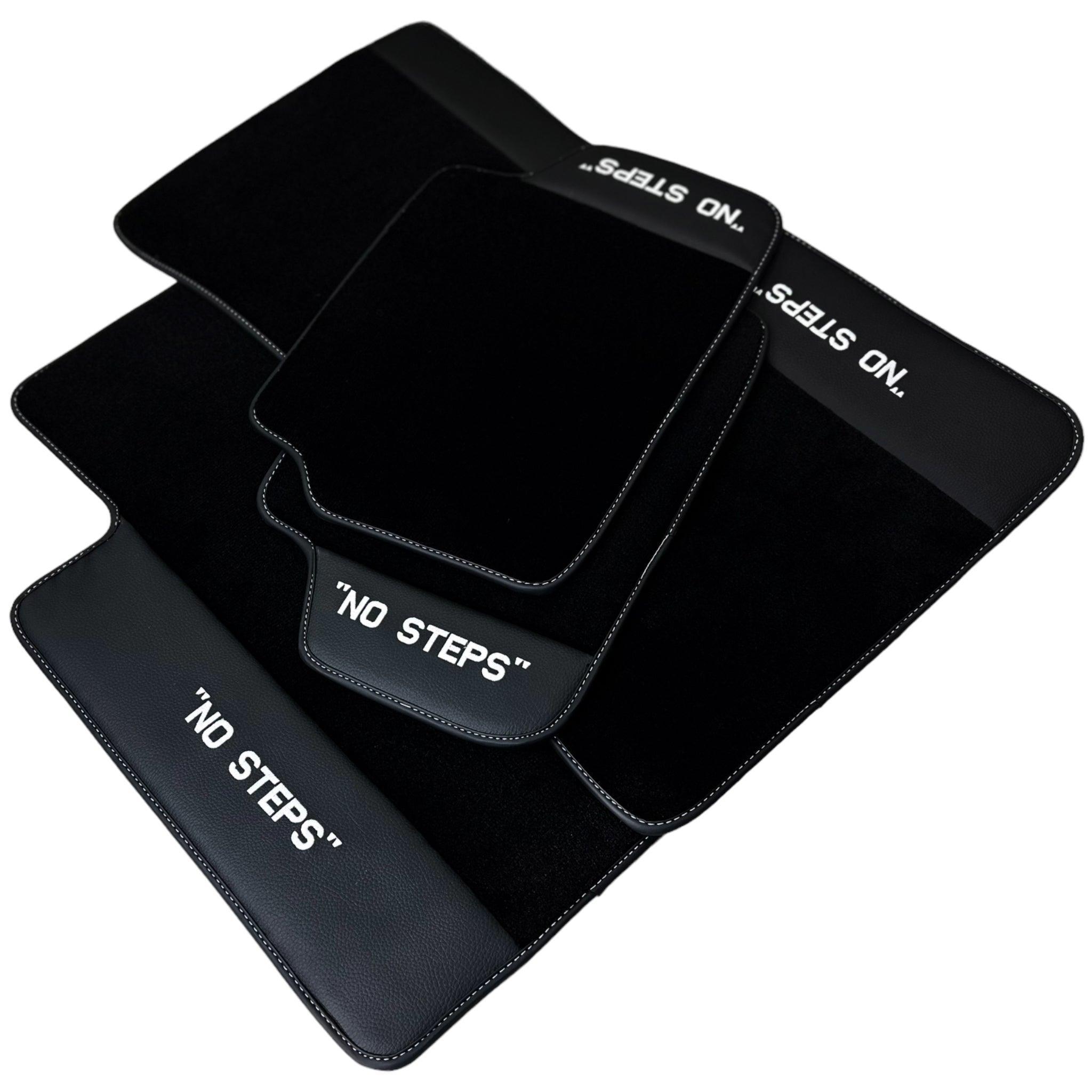 Black Mats For BMW M5 E60 No Steps Edition - AutoWin