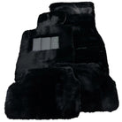 Black Sheepskin Floor Mats For BMW M5 E28 No Steps Edition - AutoWin