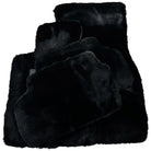 Black Sheepskin Floor Mats For BMW M5 E28 No Steps Edition - AutoWin