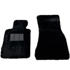 Black Sheepskin Floor Mats For BMW M5 E28 No Steps Edition - AutoWin