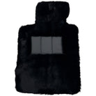 Black Sheepskin Floor Mats For BMW M5 E28 No Steps Edition - AutoWin