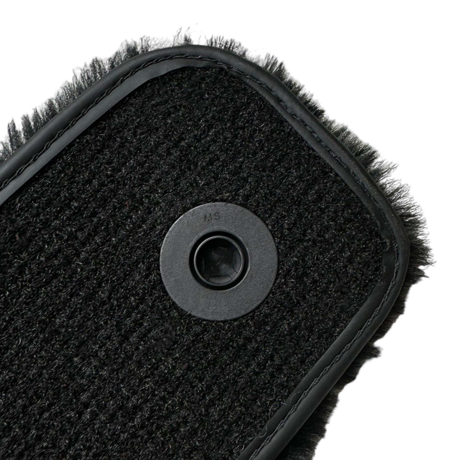 Black Sheepskin Floor Mats For Mercedes Benz E-Class C238 Coupe (2017-2023) | ER56 Design - AutoWin