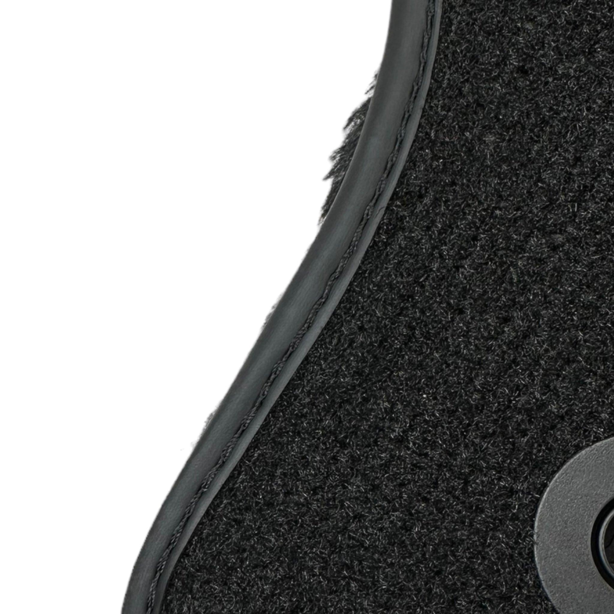 Black Sheepskin Floor Mats For Mercedes Benz E-Class S211 Estate (2003-2009) | ER56 Design - AutoWin