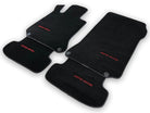 Black Sheepskin Floor Mats For Mercedes Benz E-Class W210 Sedan (1995-2002) | ER56 Design - AutoWin