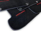 Black Sheepskin Floor Mats For Mercedes Benz GLK-Class X204 (2012-2015) | ER56 Design - AutoWin