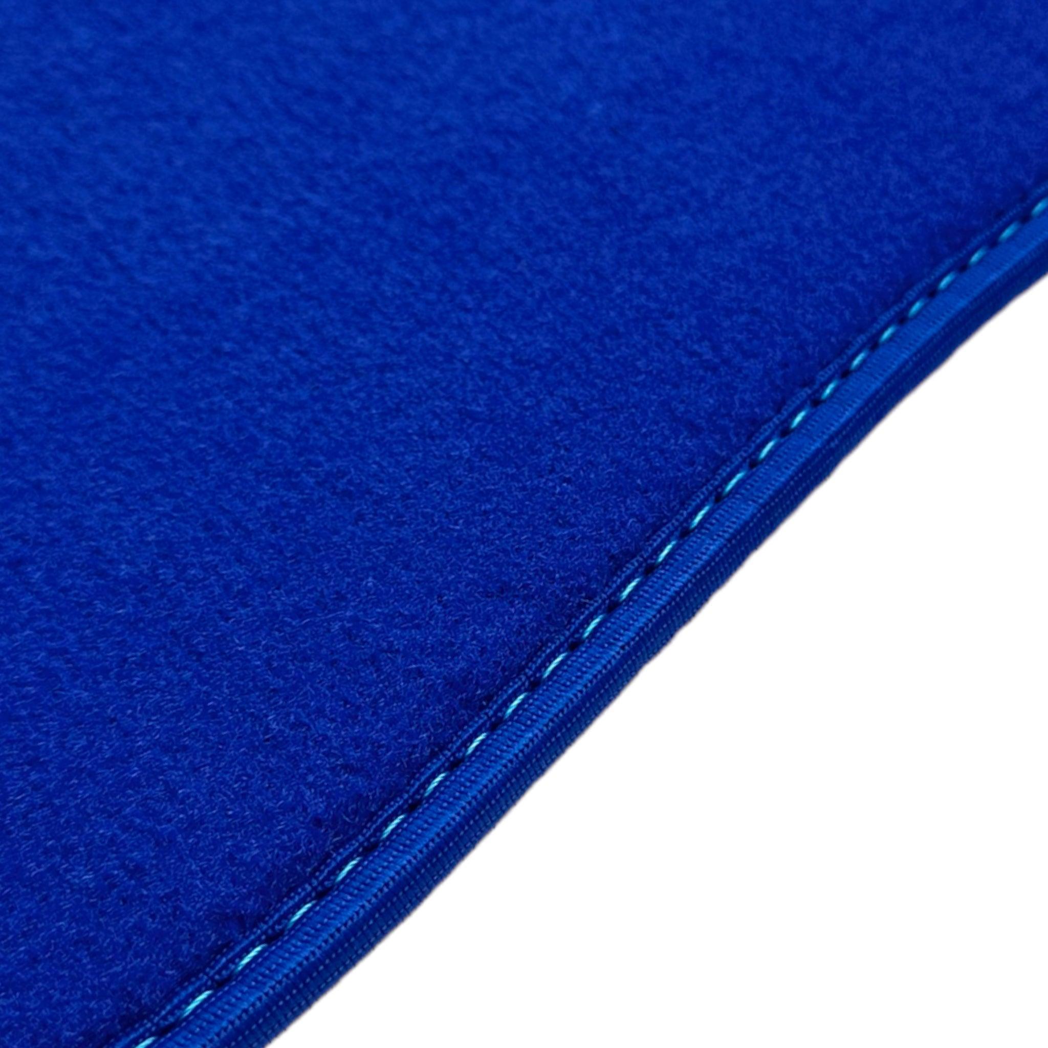 Blue Floor Mats For Bentley Flying Spur (2013-2019) with Alcantara Leather - AutoWin