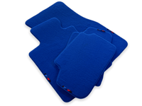Blue Floor Mats For BMW 5 Series F10 With M Package - AutoWin