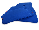 Blue Floor Mats For BMW 5 Series F10 With M Package - AutoWin