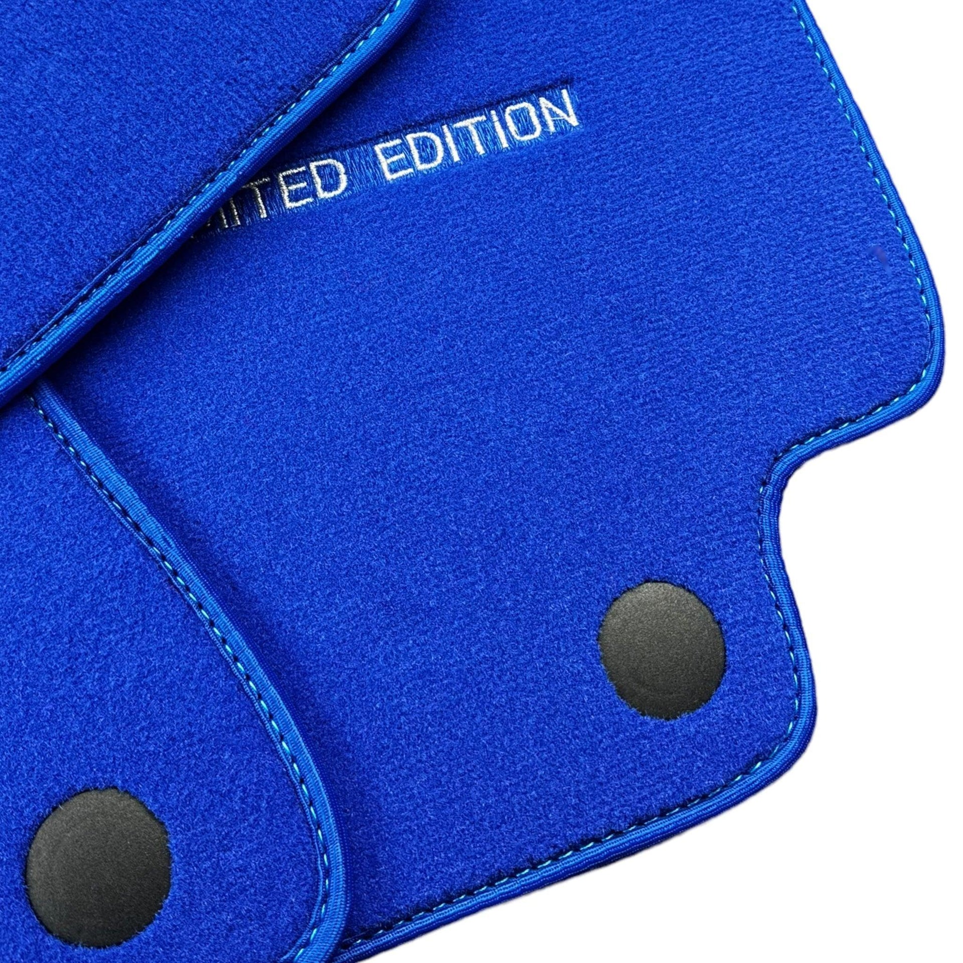 Blue Floor Mats For Mercedes Benz C-Class W206 Sedan (2021-2023) Hybrid| Limited Edition - AutoWin