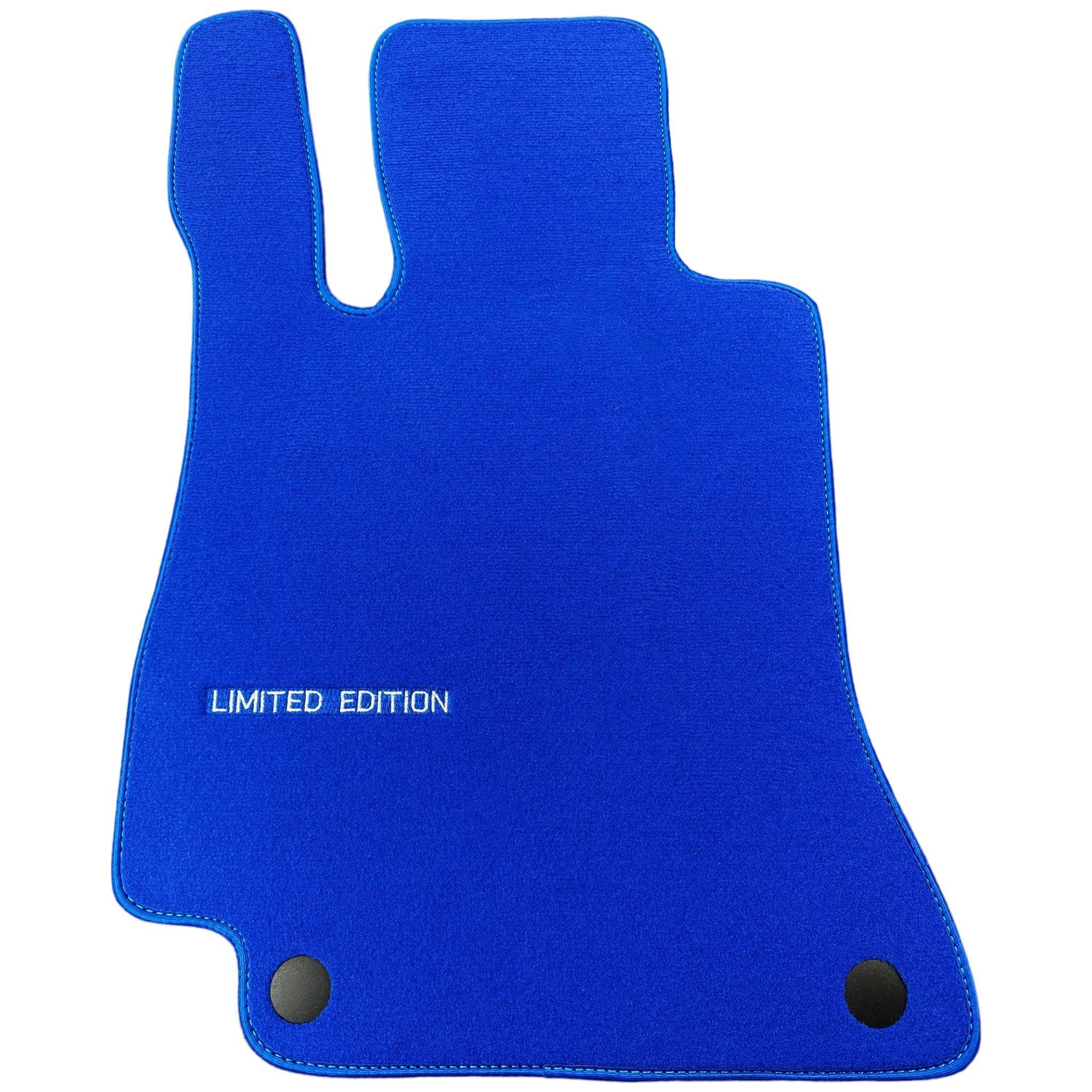 Blue Floor Mats For Mercedes Benz E-Class A207 Convertible Facelift (2013-2017) | Limited Edition - AutoWin