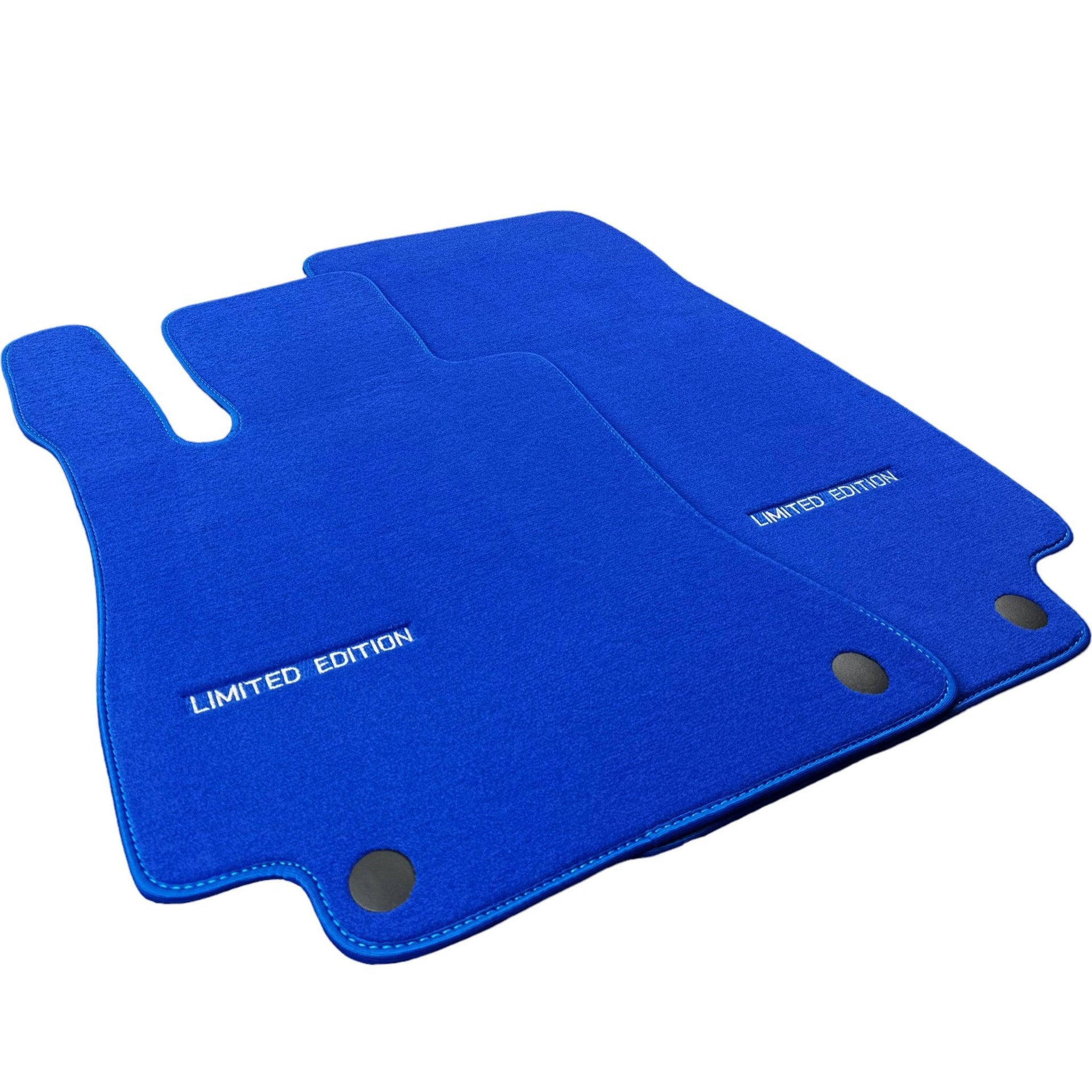 Blue Floor Mats For Mercedes Benz E-Class A238 Convertible (2017-2023) | Limited Edition - AutoWin