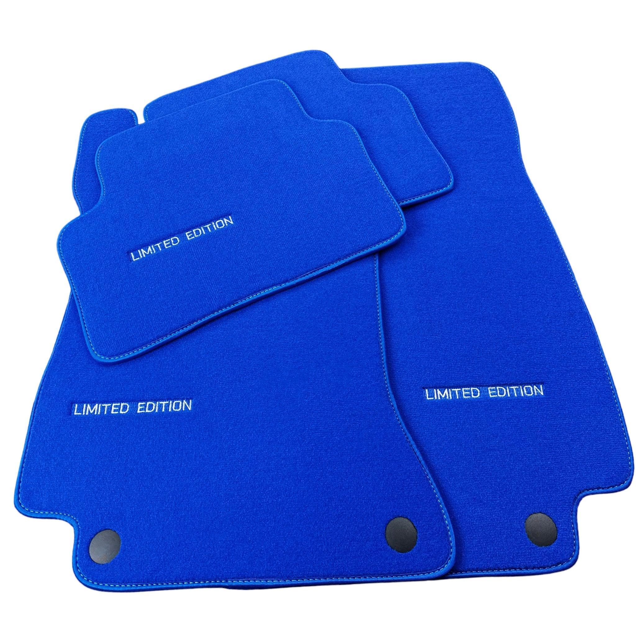 Blue Floor Mats For Mercedes Benz S-Class A217 Convertible (2014-2023) | Limited Edition - AutoWin