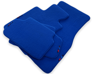 Blue Mats For BMW 3 Series E46 Convertible With M Package - AutoWin