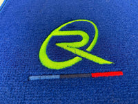 Blue Mats For BMW M5 F10 Tailored Set Perfect Fit - AutoWin