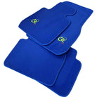 Blue Mats For BMW X3 - E83 SUV Tailored Set Perfect Fit - AutoWin