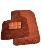 Brown Sheepskin Floor Mats For Bentley Flying Spur (2013-2019) Er56 Design Brand - AutoWin