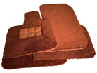 Brown Sheepskin Floor Mats For Bentley Flying Spur (2013-2019) Er56 Design Brand - AutoWin