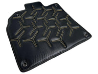 Carbon Leather Floor Mats for Lamborghini Aventador SV - AutoWin